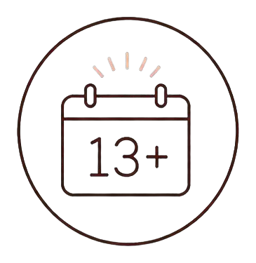 13 years of experience icon