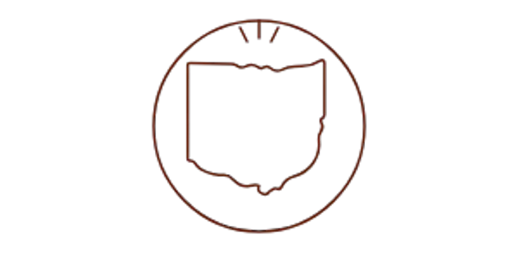 Central Ohio counties icon